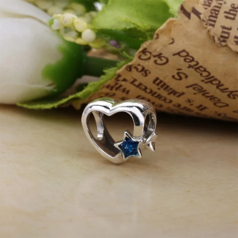(immagine per) Charm PANDORA Stella del cuore - Visualizza 3