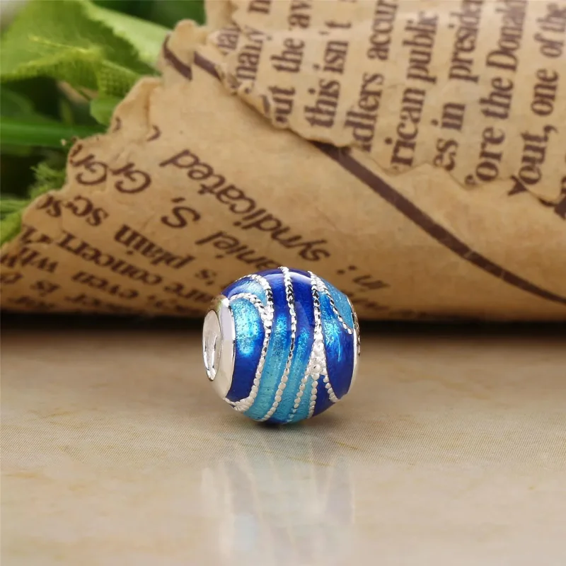 (immagine per) Charm Pandora Vortici Blu - Visualizza 2