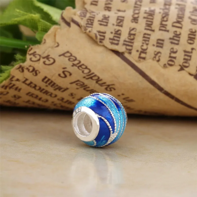 (immagine per) Charm Pandora Vortici Blu - Visualizza 3