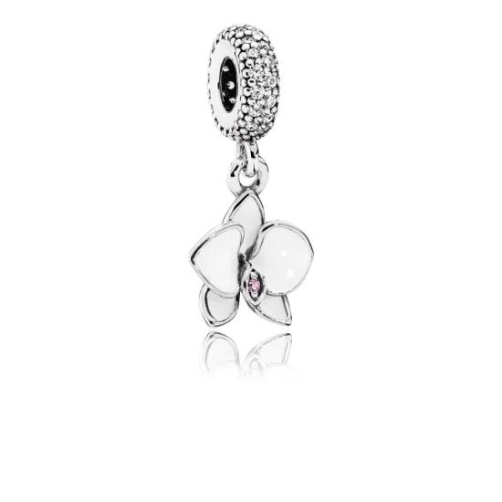 (immagine per) Charm Pendente Orchidea Bianca - Pandora IT