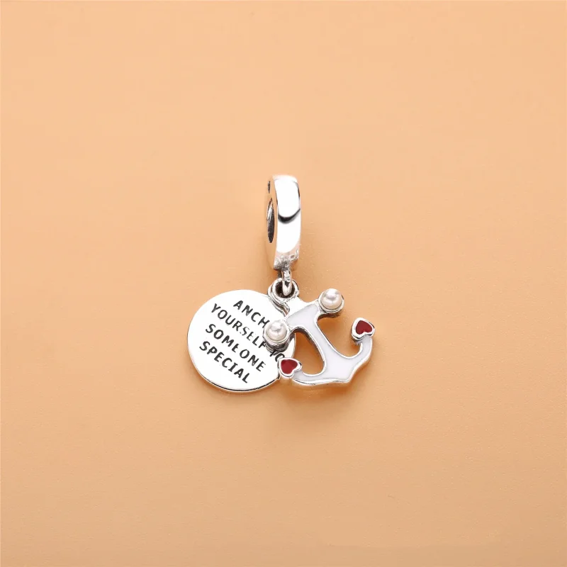 (immagine per) Charm Pendente PANDORA Ancora dâ€™Amore 797208ENMX - Visualizza 3