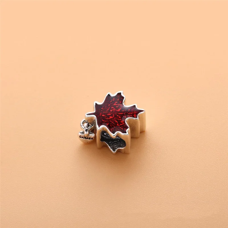 (immagine per) Charm pendente PANDORA Foglia di acero - Visualizza 3