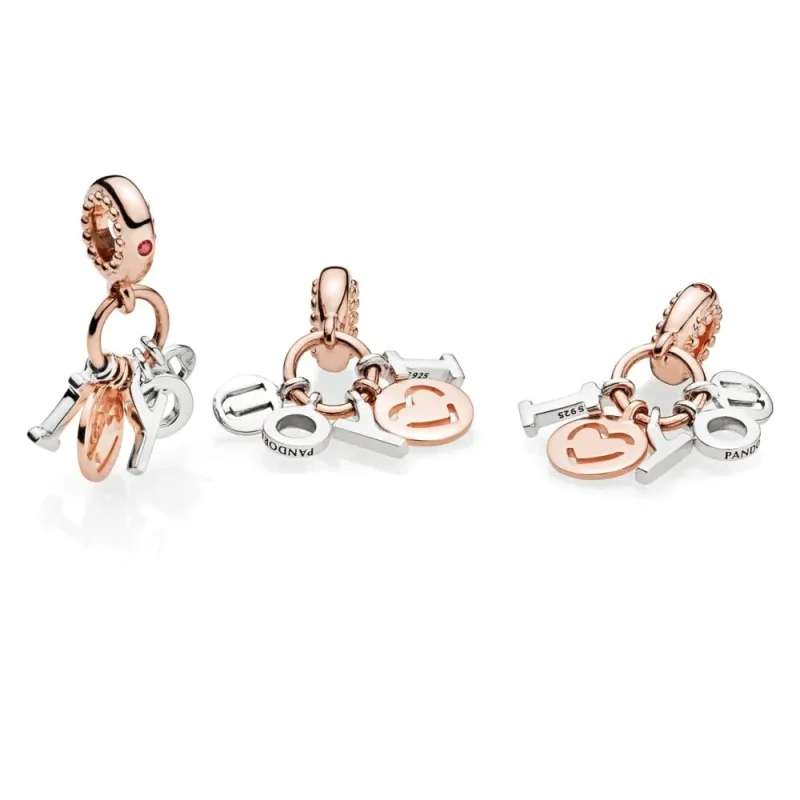 (immagine per) Charm Pendente PANDORA I Love You 786596CZR - Visualizza 3
