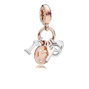 (immagine per) Charm Pendente PANDORA I Love You 786596CZR