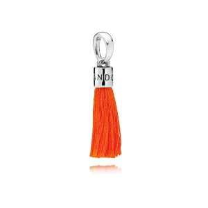 (immagine per) Charm Pendente PANDORA Nappa Arancione