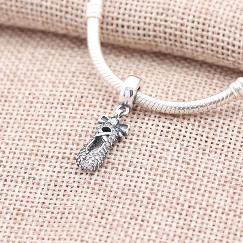 (immagine per) Charm pendente Scarpetta da Ballo - 791506CZ - Charm | PANDORA - Visualizza 2