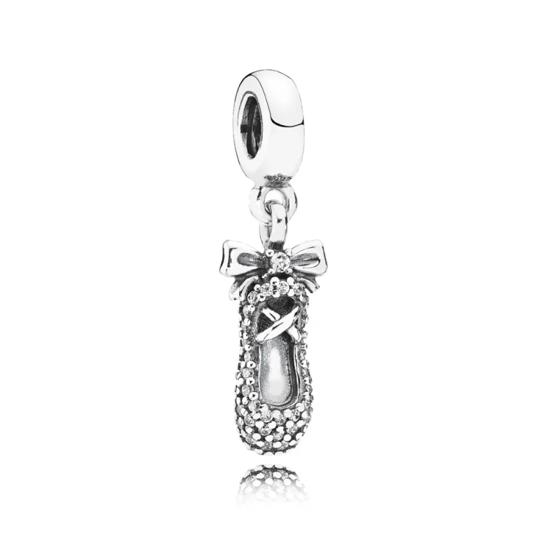 (immagine per) Charm pendente Scarpetta da Ballo - 791506CZ - Charm | PANDORA