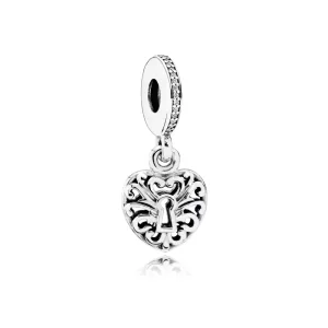 (immagine per) Charm pendenti PANDORA, charm pendente lucchetto d'amore, 791876CZ