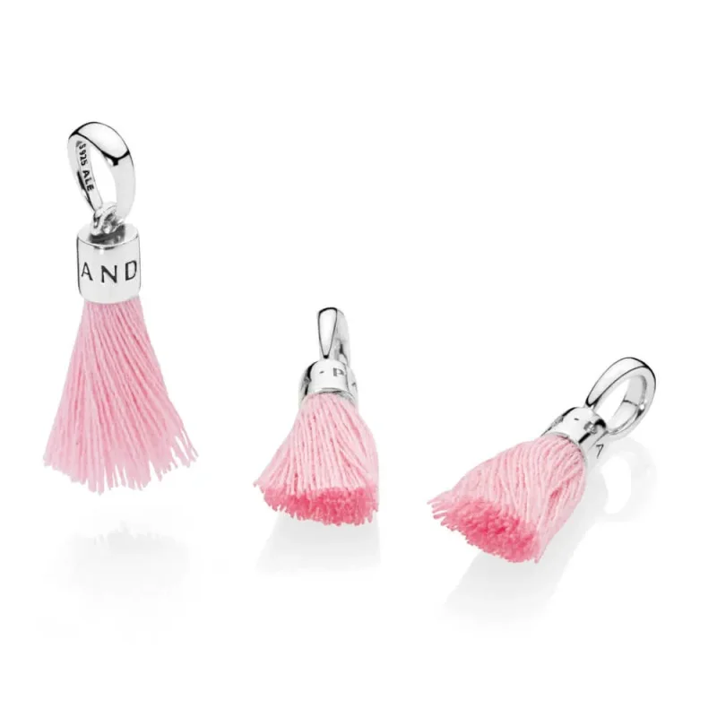 (immagine per) Charm pendenti PANDORA, charm pendente nappa rosa, 797212CBP - Visualizza 2
