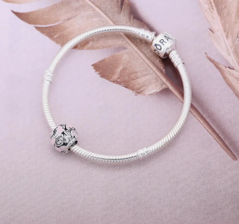 (immagine per) Charm Rosa Delicata Rosa - 791527EN40 - Charm | PANDORA - Visualizza 2