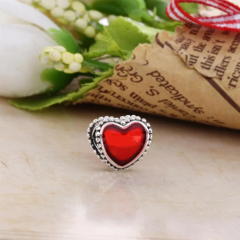 (immagine per) Charm PANDORA Cuore rosso - Visualizza 2