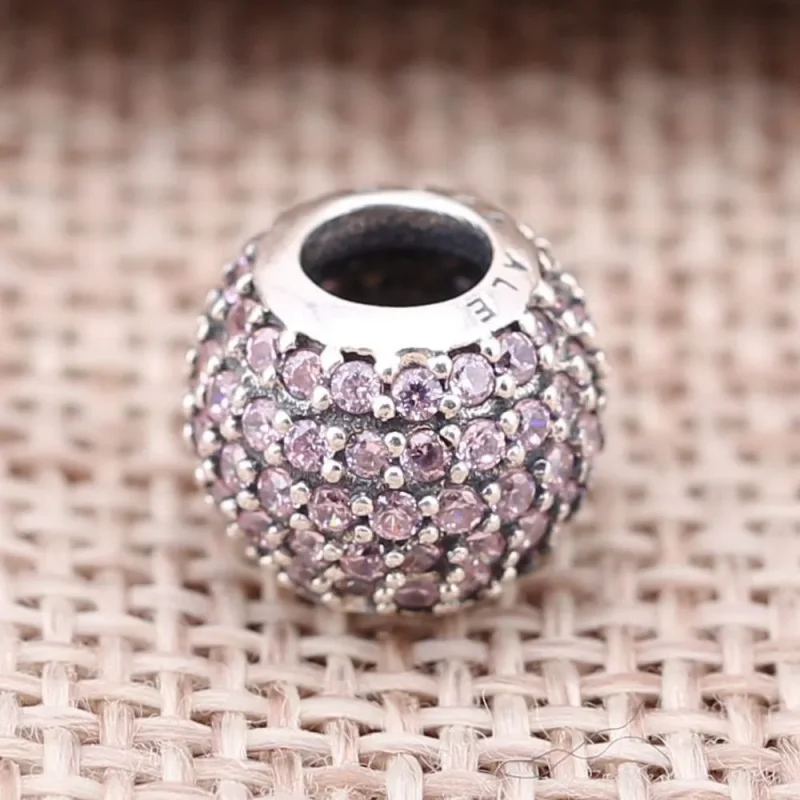 (immagine per) Charm Sfera in Pavé Rosa - Pandora IT - Visualizza 2