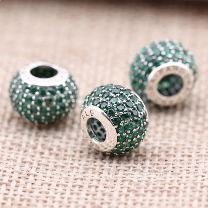 (immagine per) Charm Sfera in Pavé Verde - Pandora IT - Visualizza 2