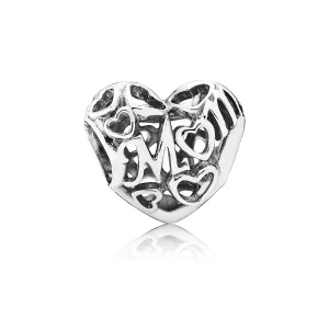 (immagine per) Charm Openwork Ti voglio bene Mamma - Pandora IT