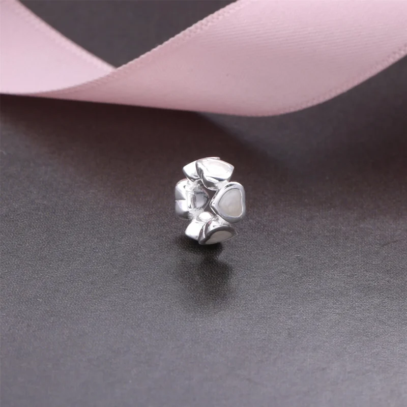 (immagine per) Distanziatore Cuori Brillanti Argento - Pandora IT - Visualizza 2