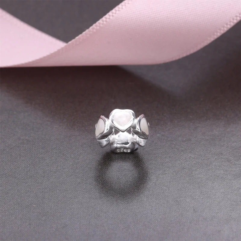 (immagine per) Distanziatore Cuori Brillanti Argento - Pandora IT - Visualizza 3