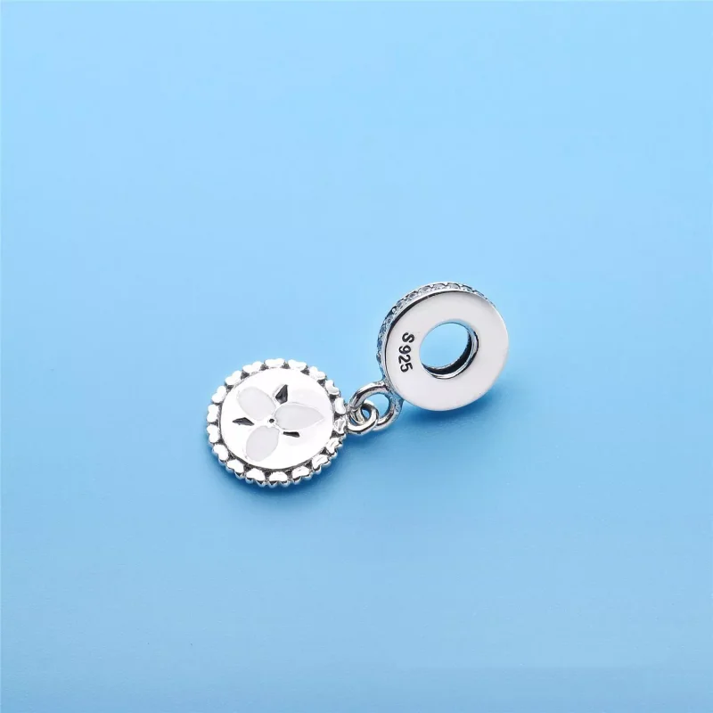 (immagine per) Charm pendente PANDORA Fiore del Trillium - Visualizza 2