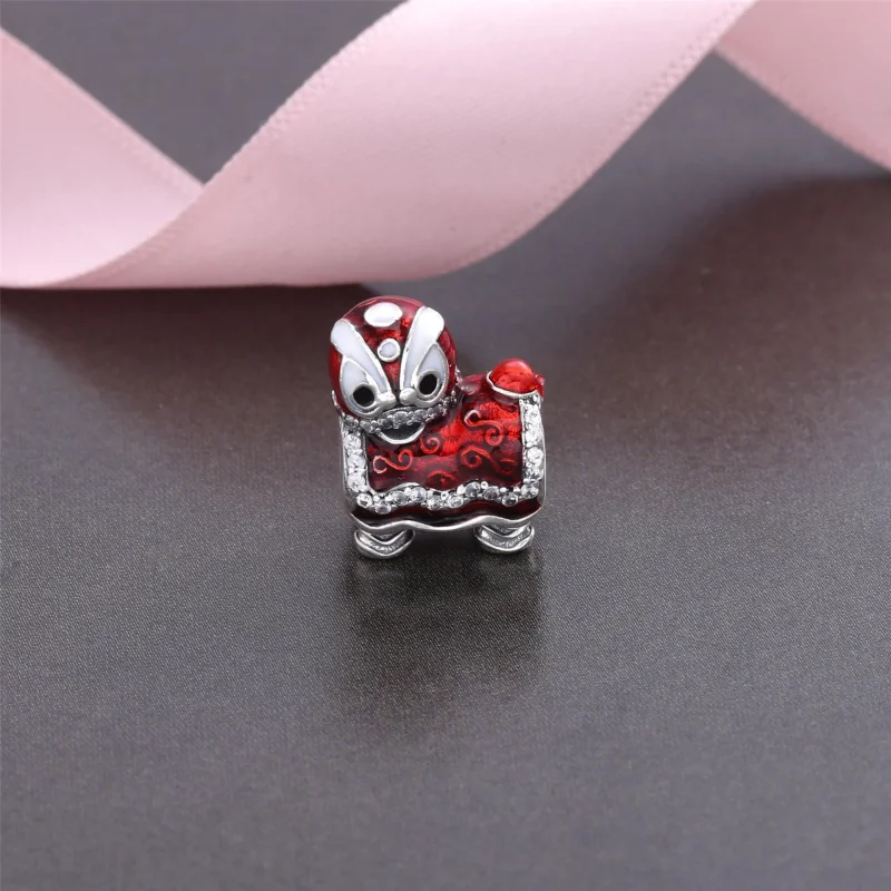 (immagine per) Charm PANDORA, leone cinese danzante, 792043CZ - Visualizza 2
