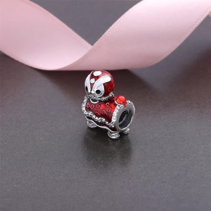 (immagine per) Charm PANDORA, leone cinese danzante, 792043CZ - Visualizza 3