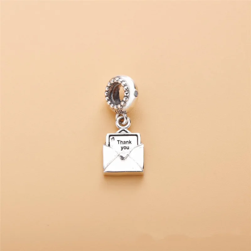 (immagine per) Charm pendente PANDORA Biglietto di ringraziamento in lettera - Visualizza 2