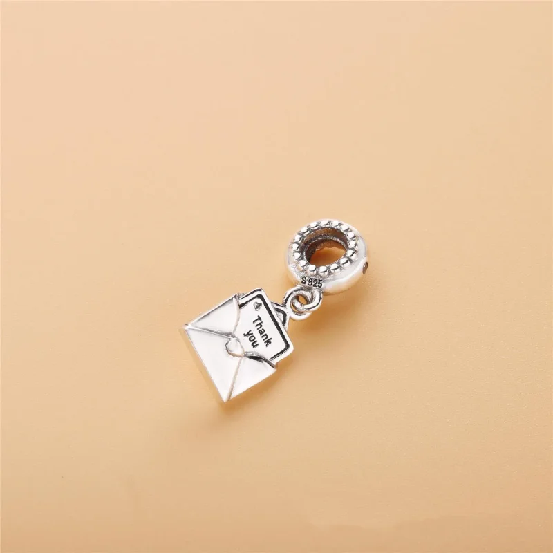(immagine per) Charm pendente PANDORA Biglietto di ringraziamento in lettera - Visualizza 3