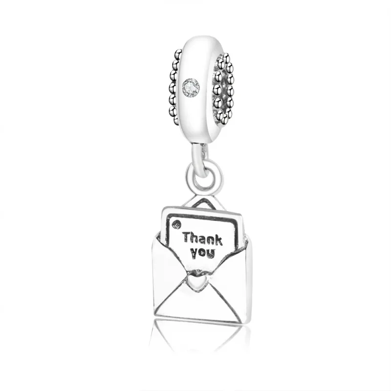 (immagine per) Charm pendente PANDORA Biglietto di ringraziamento in lettera