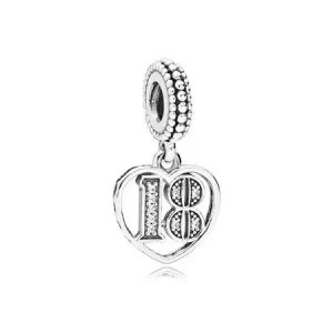 (immagine per) Charm Pendente PANDORA 18 Anni dâ€™Amore