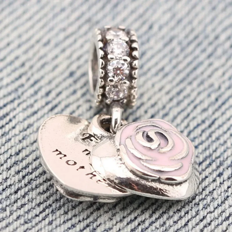(immagine per) Charm pendente Rosa di Mamma - Pandora IT - Visualizza 2