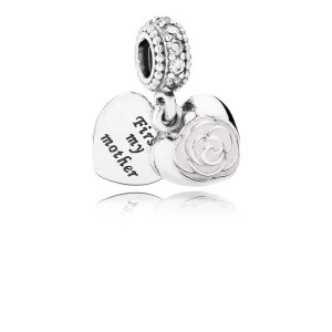 (immagine per) Charm pendente Rosa di Mamma - Pandora IT