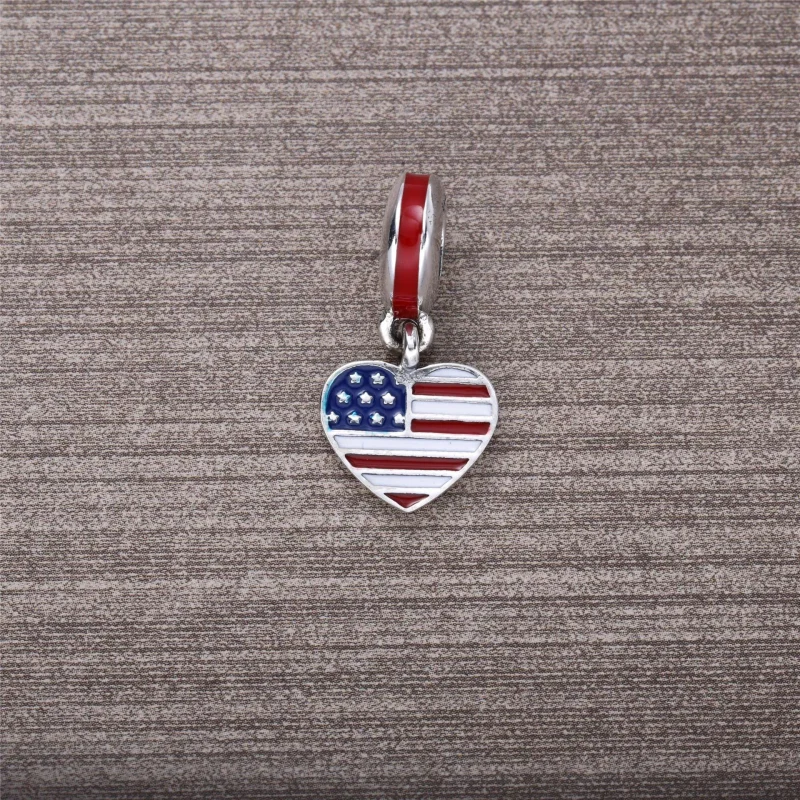 (immagine per) Charm pendente Bandiera USA - 791548ENMX - Charm | PANDORA - Visualizza 2