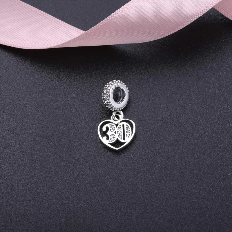 (immagine per) Charm con Pendente 30 Anni d'Amore - Pandora IT - Visualizza 2