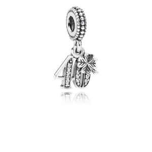 (immagine per) Charm con Pendente 40 Anni d'Amore - Pandora IT
