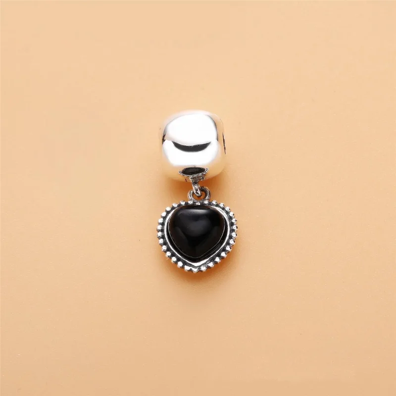 (immagine per) Clip Cuore Nero - 791046ON - Charm | PANDORA - Visualizza 2