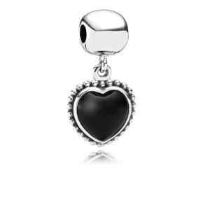 (immagine per) Clip Cuore Nero - 791046ON - Charm | PANDORA