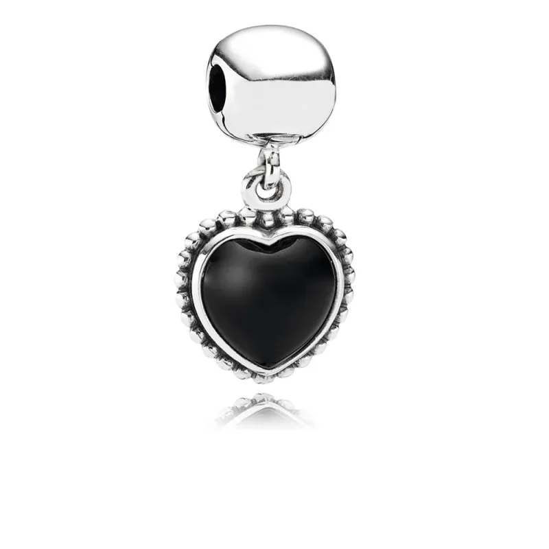 (immagine per) Clip Cuore Nero - 791046ON - Charm | PANDORA