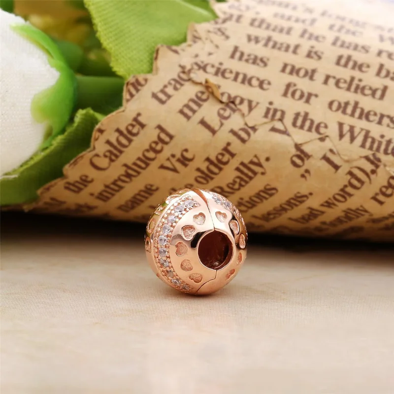 (immagine per) Clip Cuori Pandora In Pandora Rose - Visualizza 3