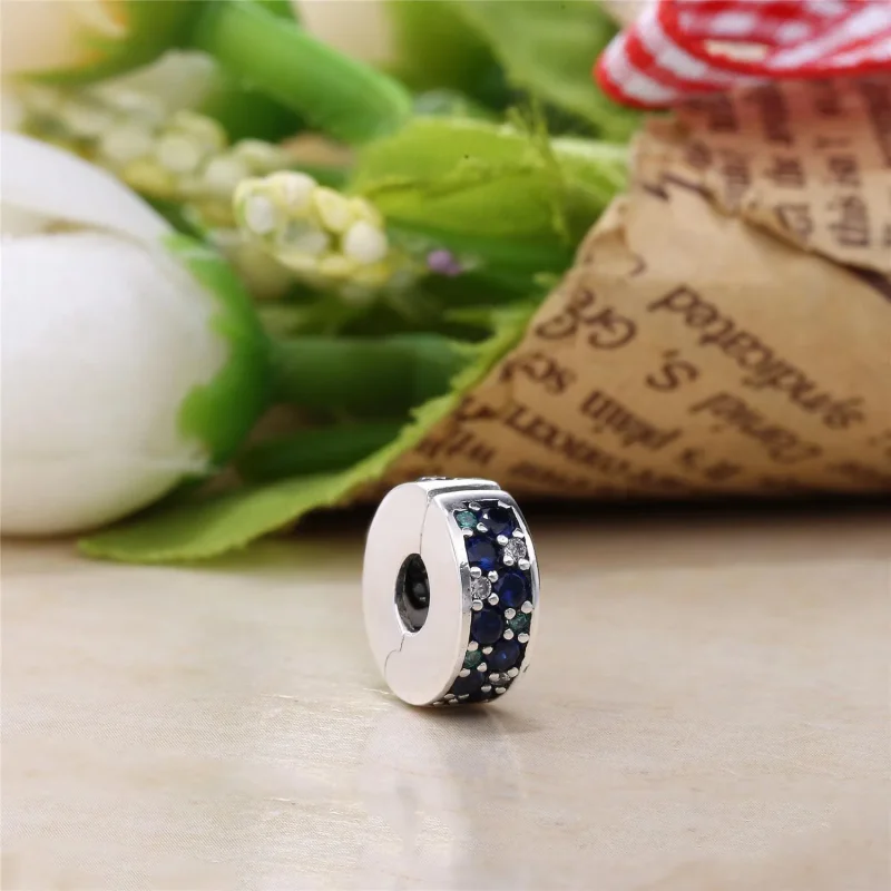 (immagine per) Clip Eleganza Luccicante Mosaico Blu - Pandora IT - Visualizza 2