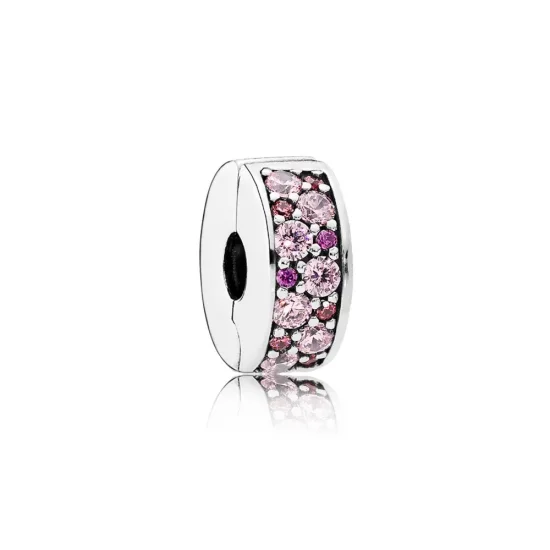 (immagine per) Clip Eleganza Luccicante Mosaico Viola - Pandora IT