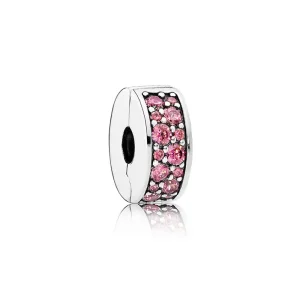 (immagine per) Clip Eleganza luccicante rosa caprifoglio - Pandora IT