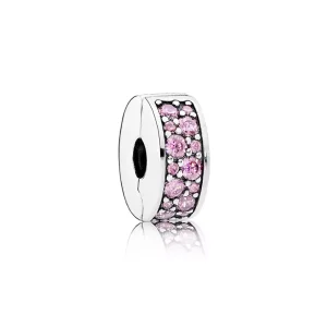 (immagine per) Clip Eleganza luccicante rosa - Pandora IT