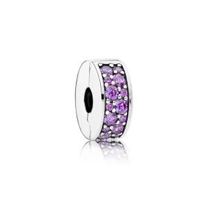 (immagine per) Clip Eleganza luccicante viola - Pandora IT