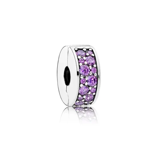 (immagine per) Clip Eleganza luccicante viola - Pandora IT