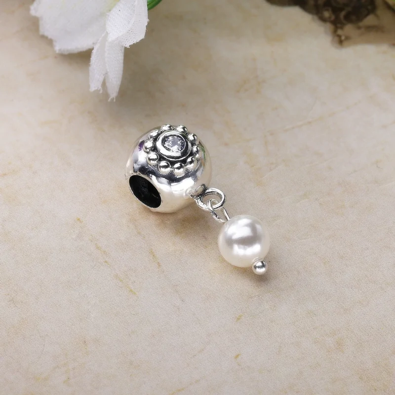 (immagine per) Clip Goccia Di Perla 790873P Charm Pandora - Visualizza 2