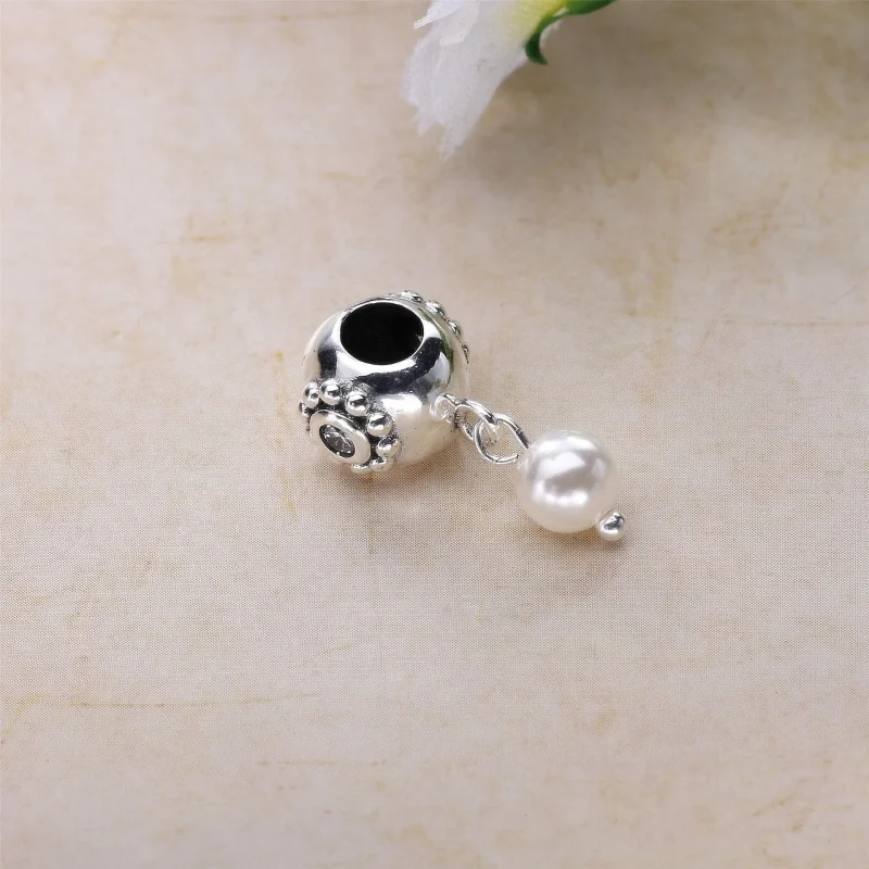 (immagine per) Clip Goccia Di Perla 790873P Charm Pandora - Visualizza 3