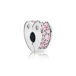 (immagine per) Clip PANDORA Archi dâ€™Amore Rosa