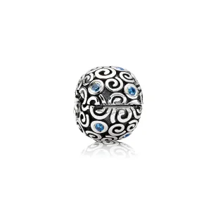 (immagine per) Clip Riccioli Blu - 790962CZB - Charm | PANDORA