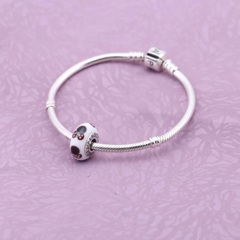 (immagine per) Disney, Charm in Vetro di Murano Inconfondibile Minnie - Pandora - Visualizza 2