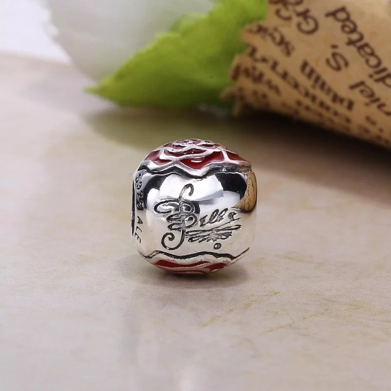 (immagine per) Disney, Charm La Rosa Incantata di Belle - Pandora IT - Visualizza 3
