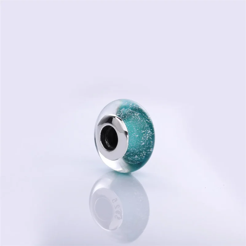 (immagine per) Disney, Charm PANDORA in Vetro di Murano Il Colore Iconico di Ariel - Visualizza 3