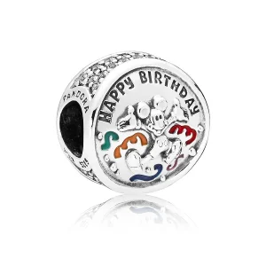 (immagine per) Disney, Charm Pandora Topolino Buon Compleanno